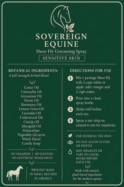 Sovereign Equine Shoo-Fly Sensitive Skin Formula